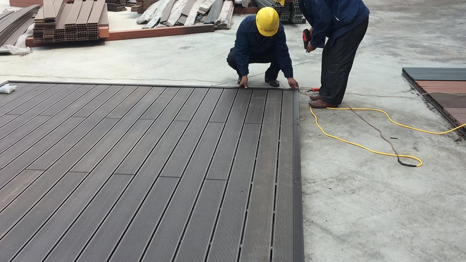 Laying WPC Decking on Concrete: Like a Rock