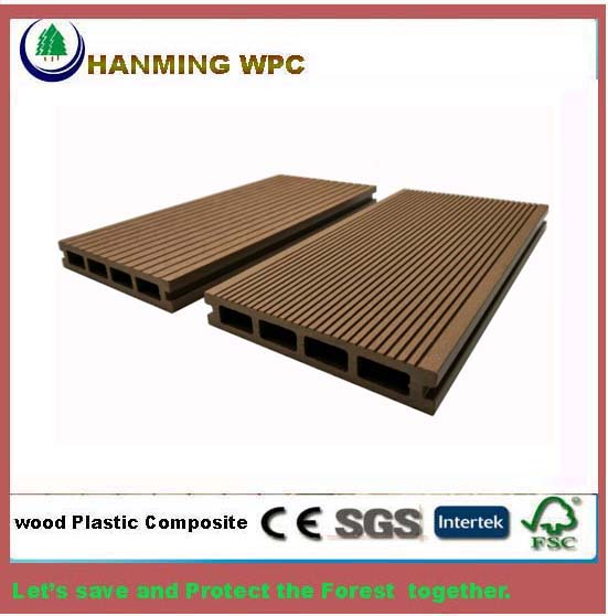China wood polymer composite decking