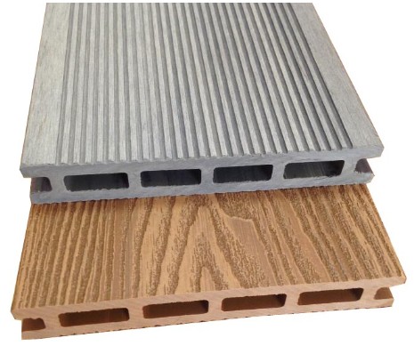 3D embossing composite decking board china