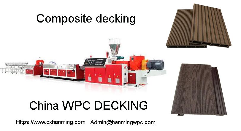 China WPC decking made of wood plastic composite