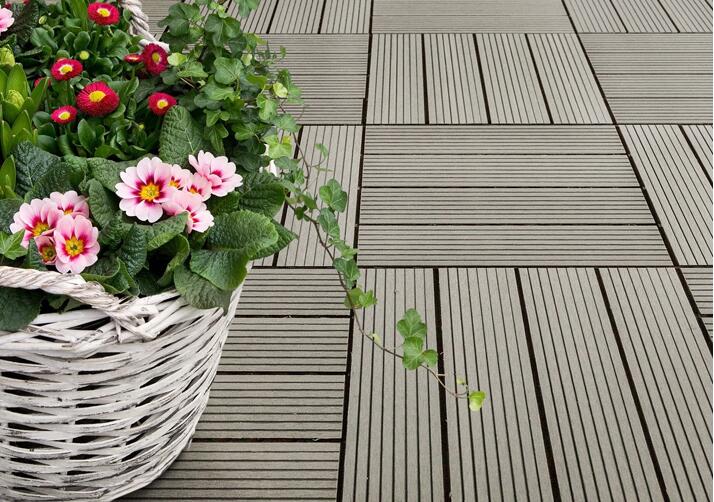 China composite deck tile with different color