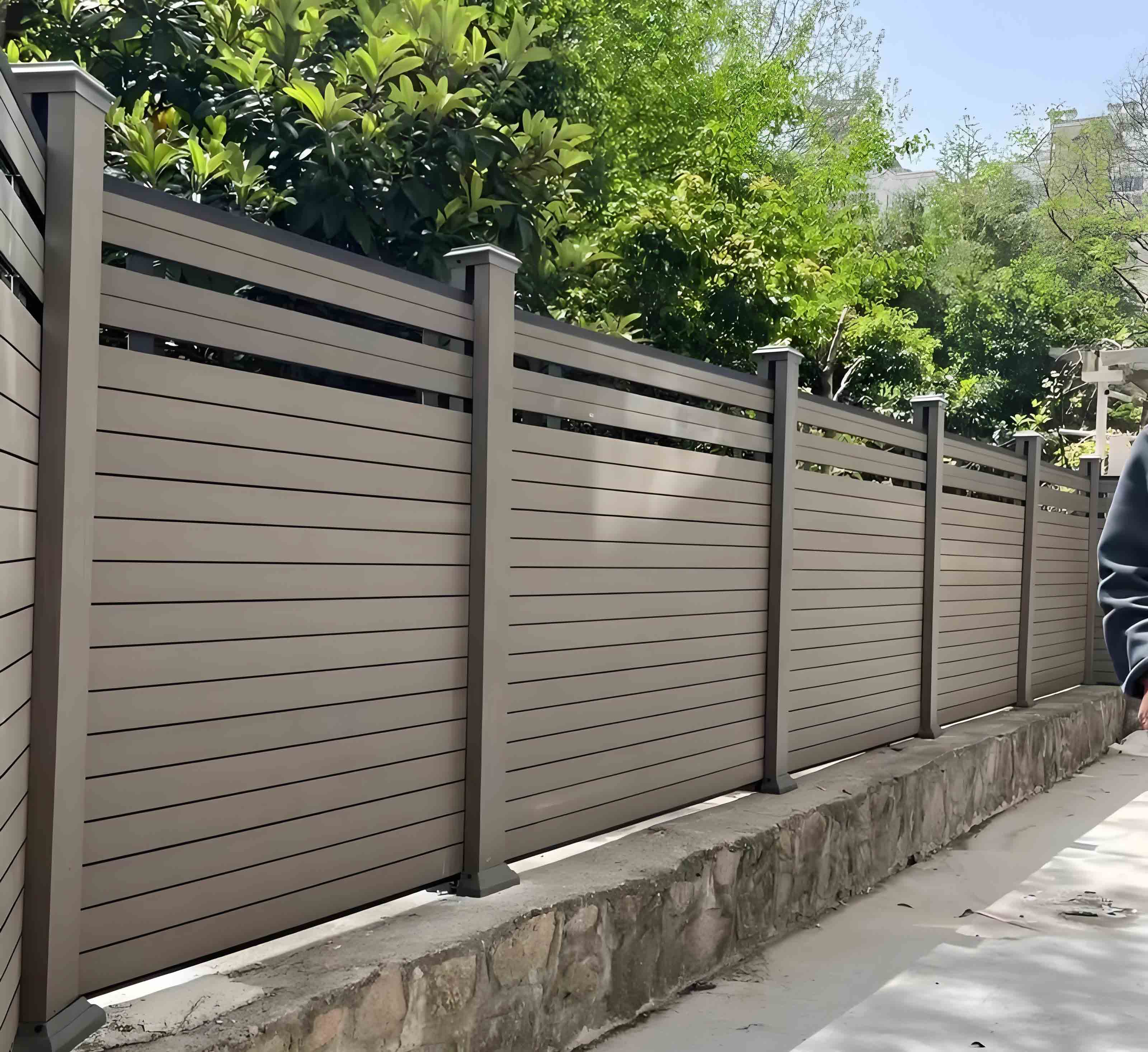 China wpc fence for garden