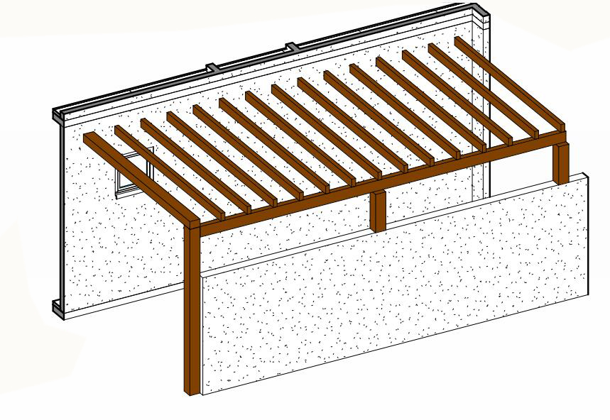 Pergola made of WPC in china