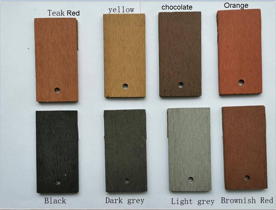 wpc decking color