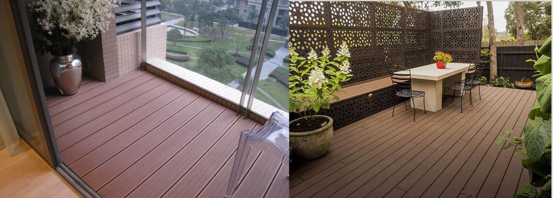 Terrace wpc deck install 