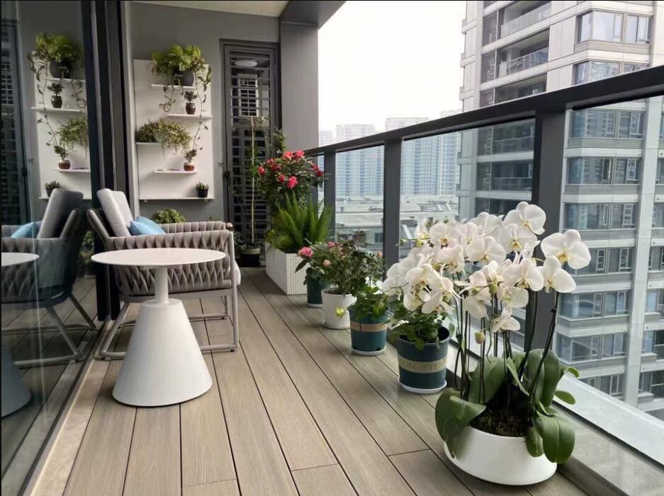 Terrace wpc decking china