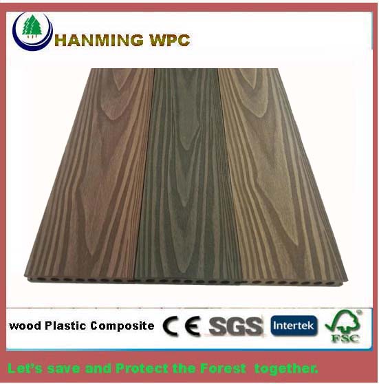 Indonesia wpc decking board for Outside|Indonesia composite wood decking from China