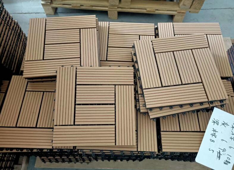 wpc outdoor diy tiles decking importer