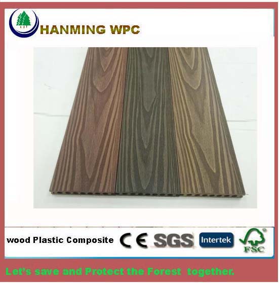 138x23mm Wood Texture Wpc Outdoor Decking For Canada China Wpc