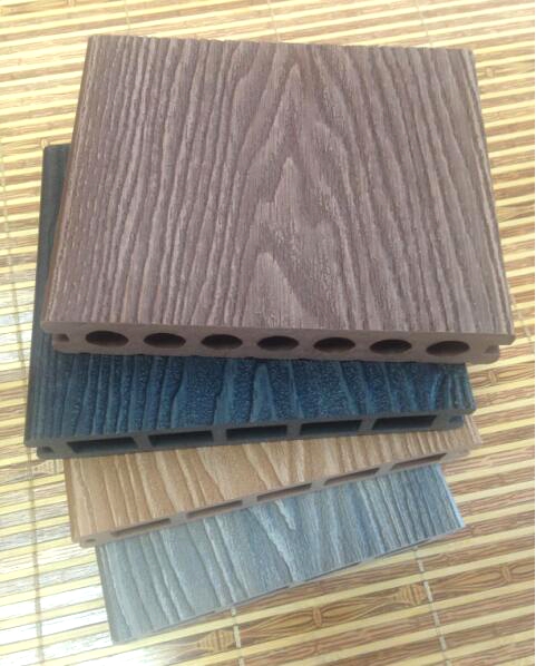 wood texture composite decking