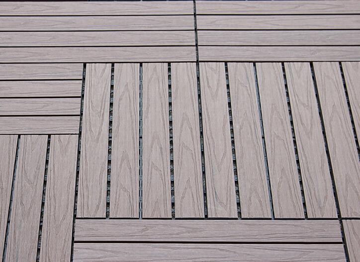 capped interlocking decking tiles