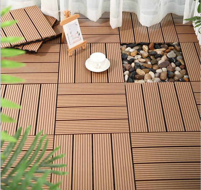 china WPC DECK TILE of 300X300mm