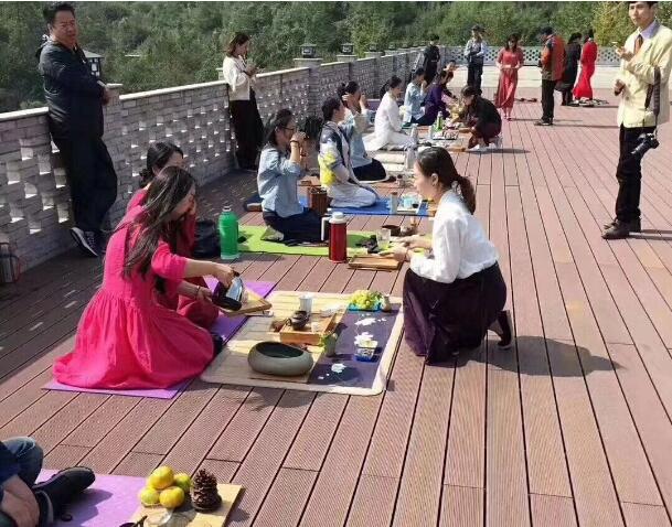 china waterproof composite decking