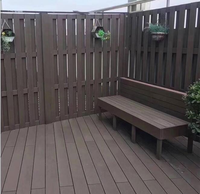 composite deck and fence