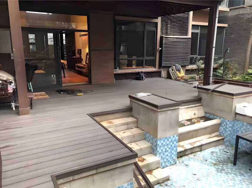 dubai deck made of wpc