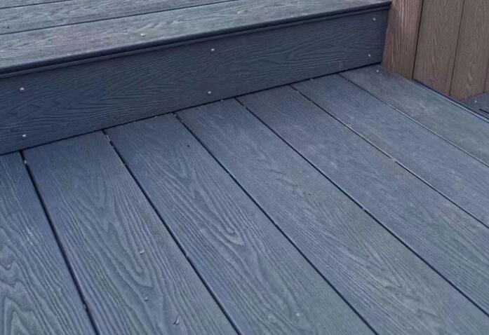 embossed wpc decking