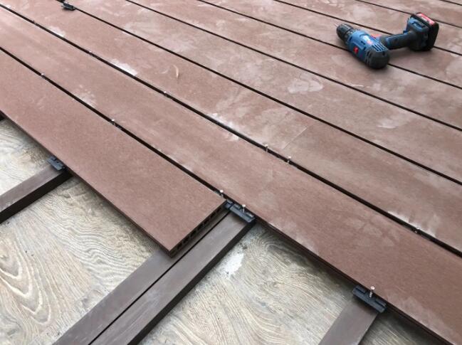installation of WPC deck board