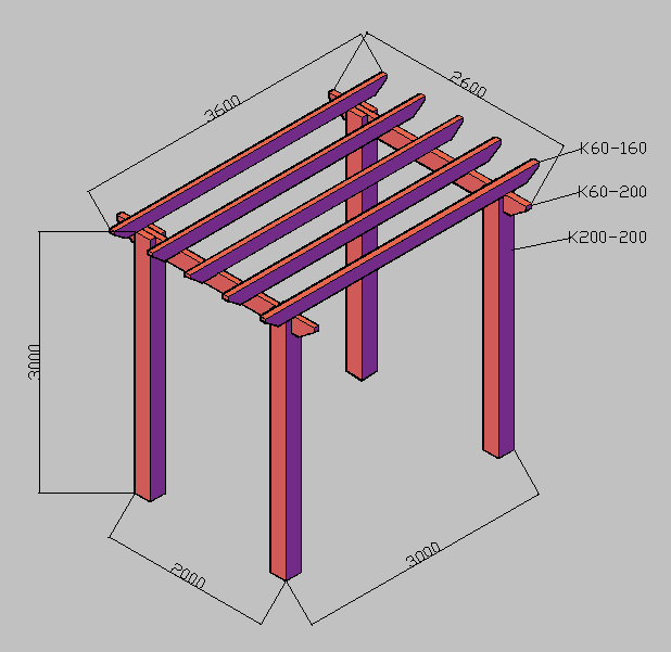 Hanming WPC Pergola