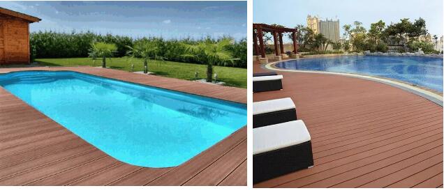 pool wpc decking