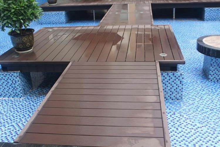 swimming pool composite decking from Hanming WPC Group