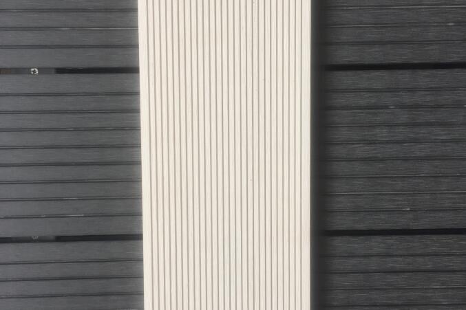 white composite decking