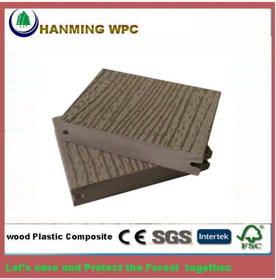 wood grain wpc decking 0