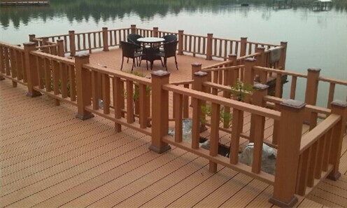 wood plastic composite deck