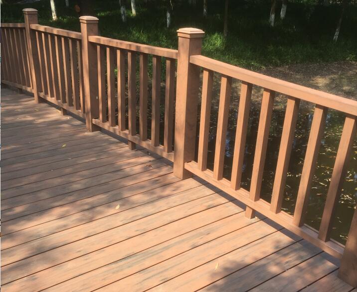 wood polymer composite decking china