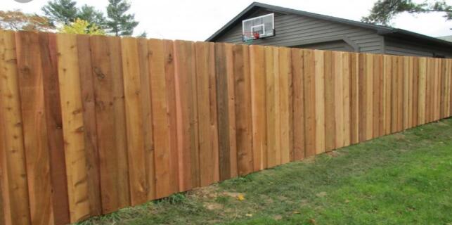 wooden fence